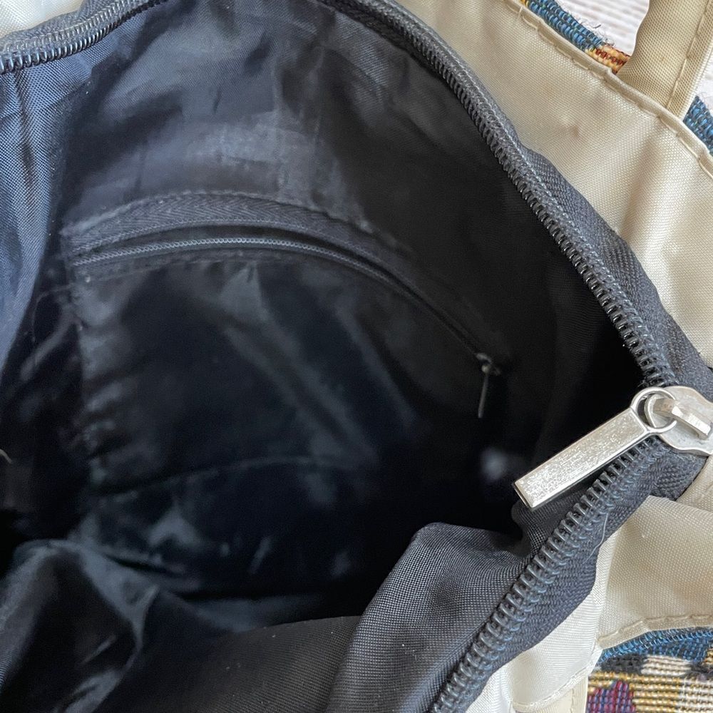 ‎CAT AND MOUSE PRINT TAPESTRY BAG - Picture 4 of 8